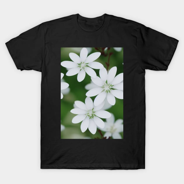 Beautiful White Flowers, for all those who love nature #138 T-Shirt by Endless-Designs